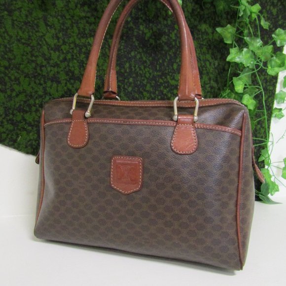 COPY - AUTHENTIC CELINE MONOGRAM VINTAGE BROWN BAG - Picture 2 of 13